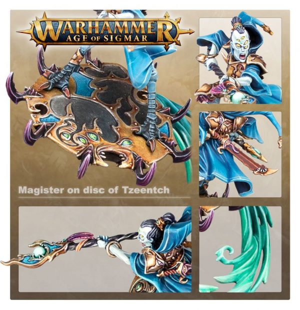 Disciples of Tzeentch: Magister on Disc of Tzeentch