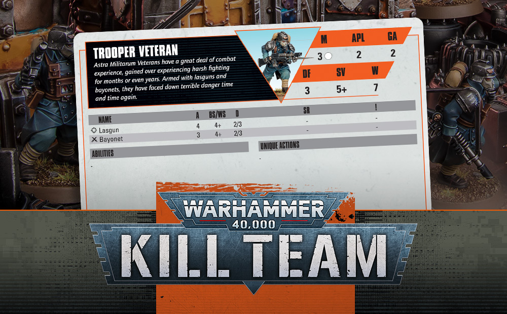 Игры в Kill Team станут еще лучше благодаря новым картам характеристик