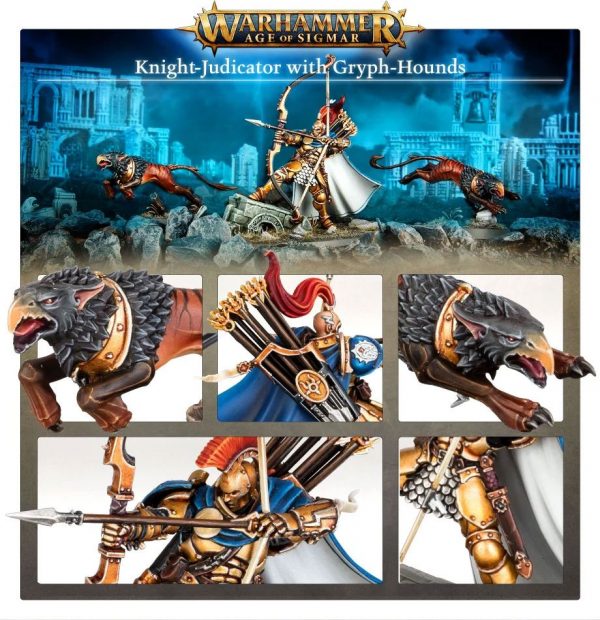 Stromstrike Eternals: Knight-Judicator with Gryph-hounds