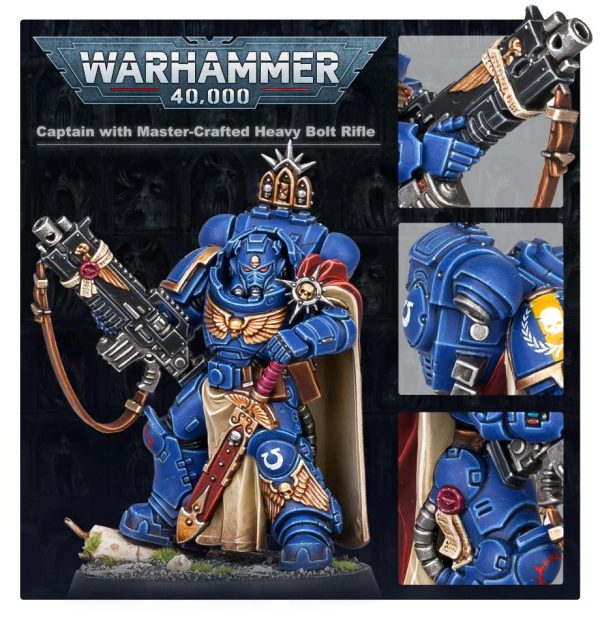 Space Marines: Captain with Master-crafted Heavy Bolt Rifle