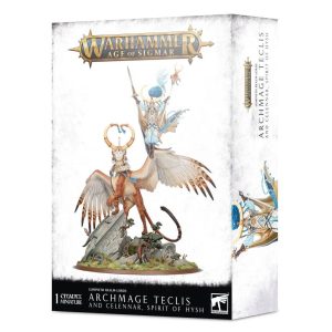 Lumineth Realm-Lords: Archmage Teclis and Celennar, Spirit of Hysh