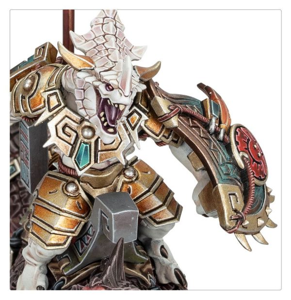 Seraphon: Saurus Scar-Veteran on Aggradon