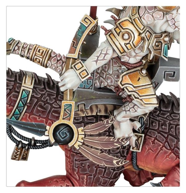 Seraphon: Saurus Scar-Veteran on Aggradon