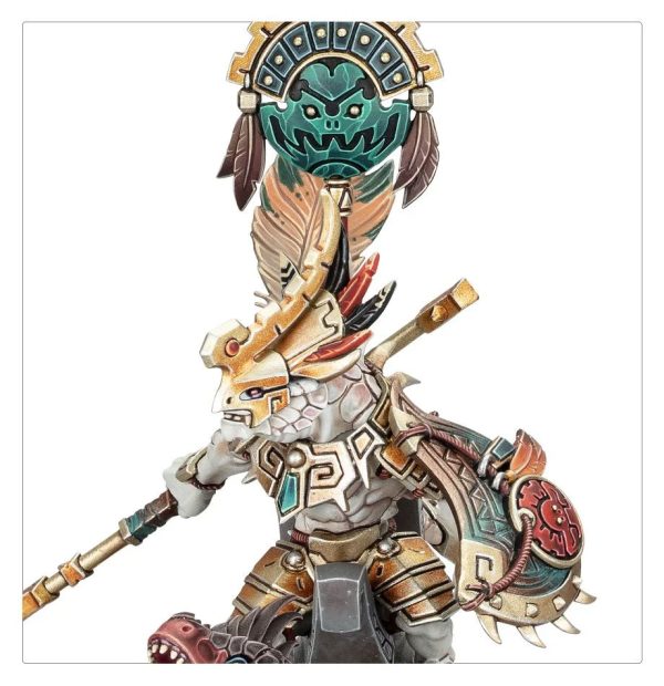 Seraphon: Saurus Scar-Veteran on Aggradon