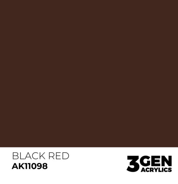 Standard Colors: Black Red