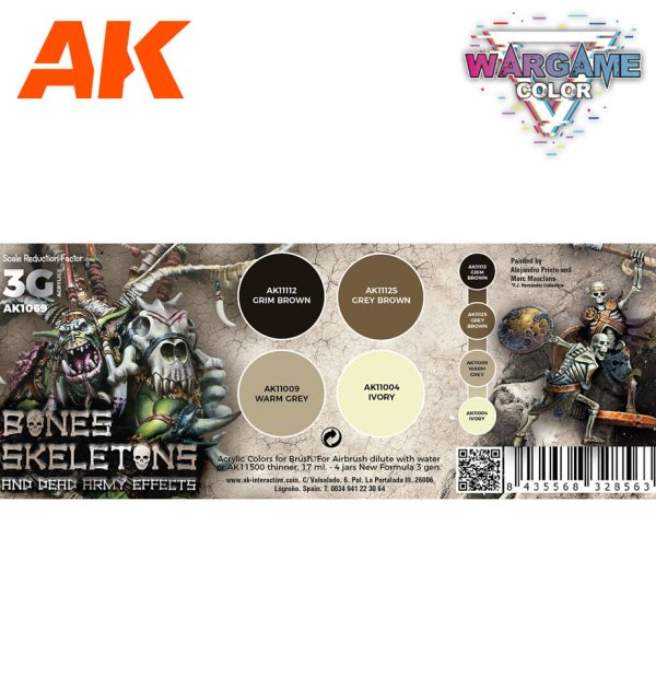 3G Color Set: Bones and Skeletons