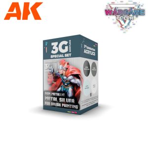 3G Color Set: Non Metallic Metal Silver