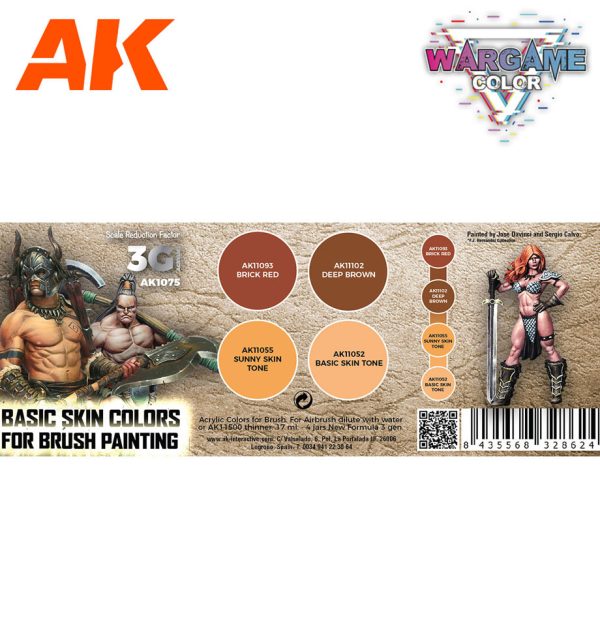 3G Color Set: Basic Skin Colors