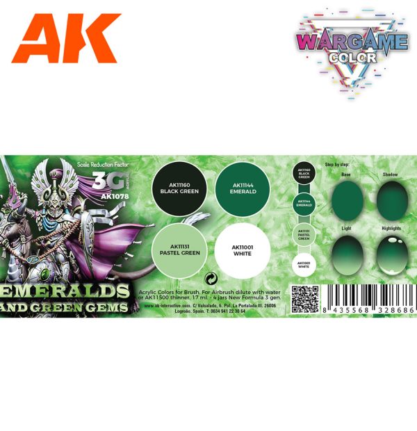3G Color Set: Emeralds and Green Gems