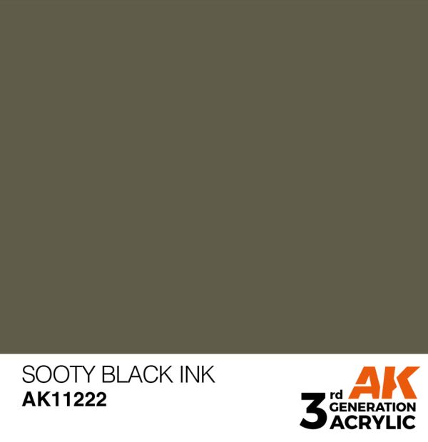 Ink Colors: Sooty Black