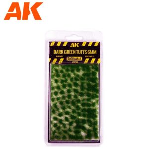 Dark Green Tufts 6mm