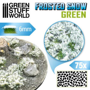 Shrub Tufts: Frosted Snow Green 6mm