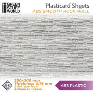 Plasticard: Smooth Rock Wall
