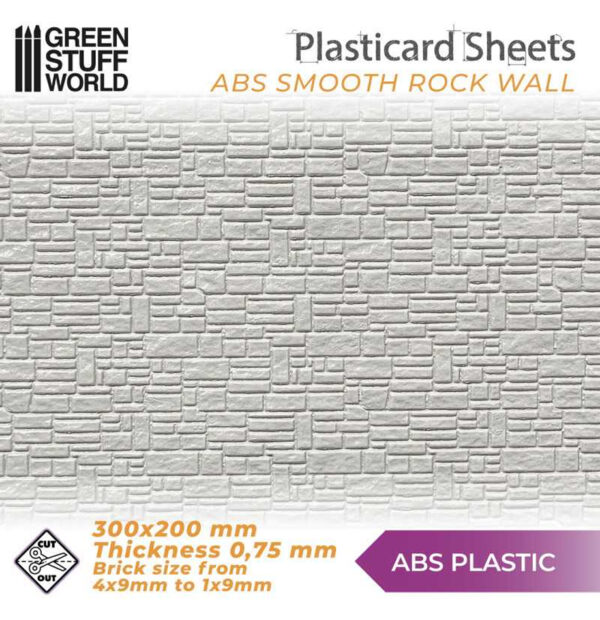 Plasticard: Smooth Rock Wall