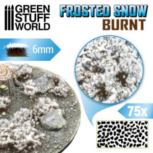 Shrub Tufts: Frosted Snow Burnt 6mm