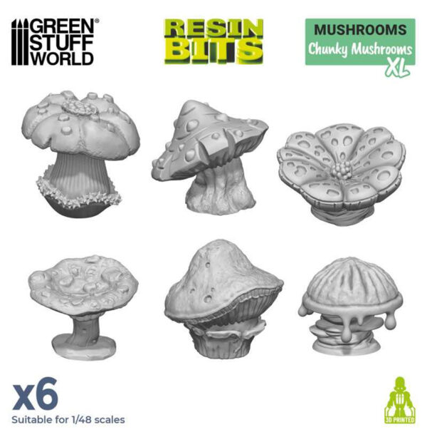 Green Stuff World: Chunky Mushrooms XL
