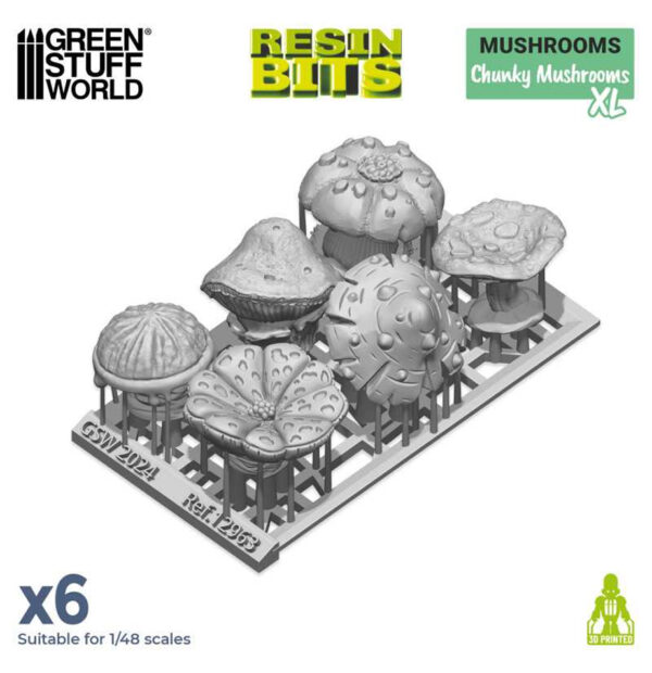 Green Stuff World: Chunky Mushrooms XL