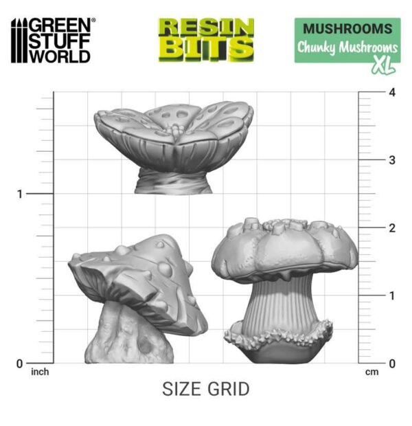 Green Stuff World: Chunky Mushrooms XL