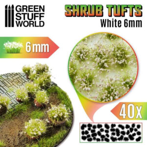 Shrub Tufts: White 6mm