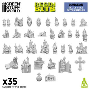 Green Stuff World: Skull Cult with Сandles