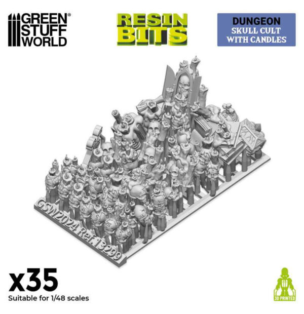 Green Stuff World: Skull Cult with Сandles