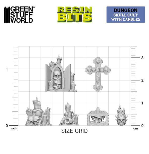 Green Stuff World: Skull Cult with Сandles