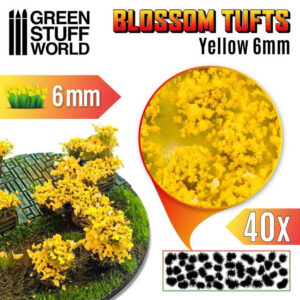 Blossom Tufts: Yellow Flowers 6mm