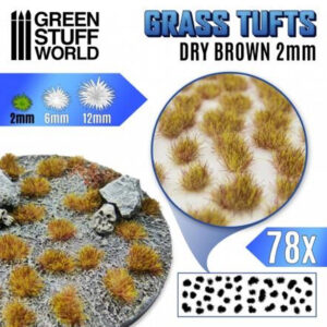 Grass Tufts: Dry Brown 2mm