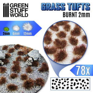 Grass Tufts: Burnt 2mm