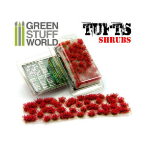 Shrub Tufts: Red Flowers 6mm