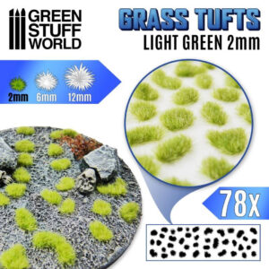 Grass Tufts: Dry Green 2mm