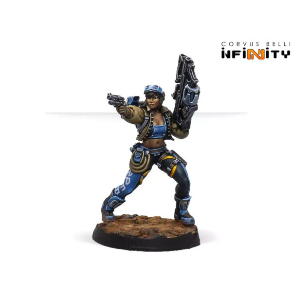 Panoceania: Dr. Priya Harper, Archeo-raider (Plasma Carbine)