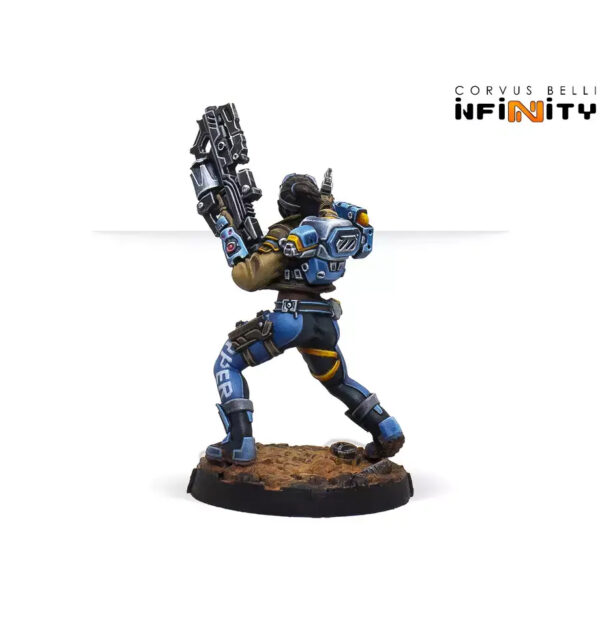 Panoceania: Dr. Priya Harper, Archeo-raider (Plasma Carbine)