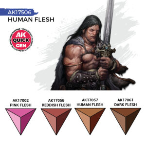 Quick GEN Paint Set: Human Flesh