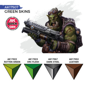 Quick GEN Paint Set: Green Skins