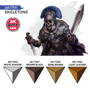 Quick GEN Paint Set: Skeletons