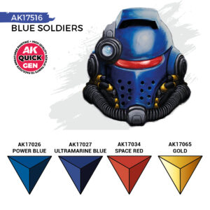 Quick GEN Paint Set: Blue Soldiers